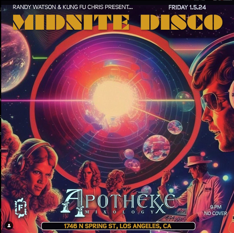 We’re excited to announce another edition of MidNite Disco at TownHouse in Venice next Saturday July