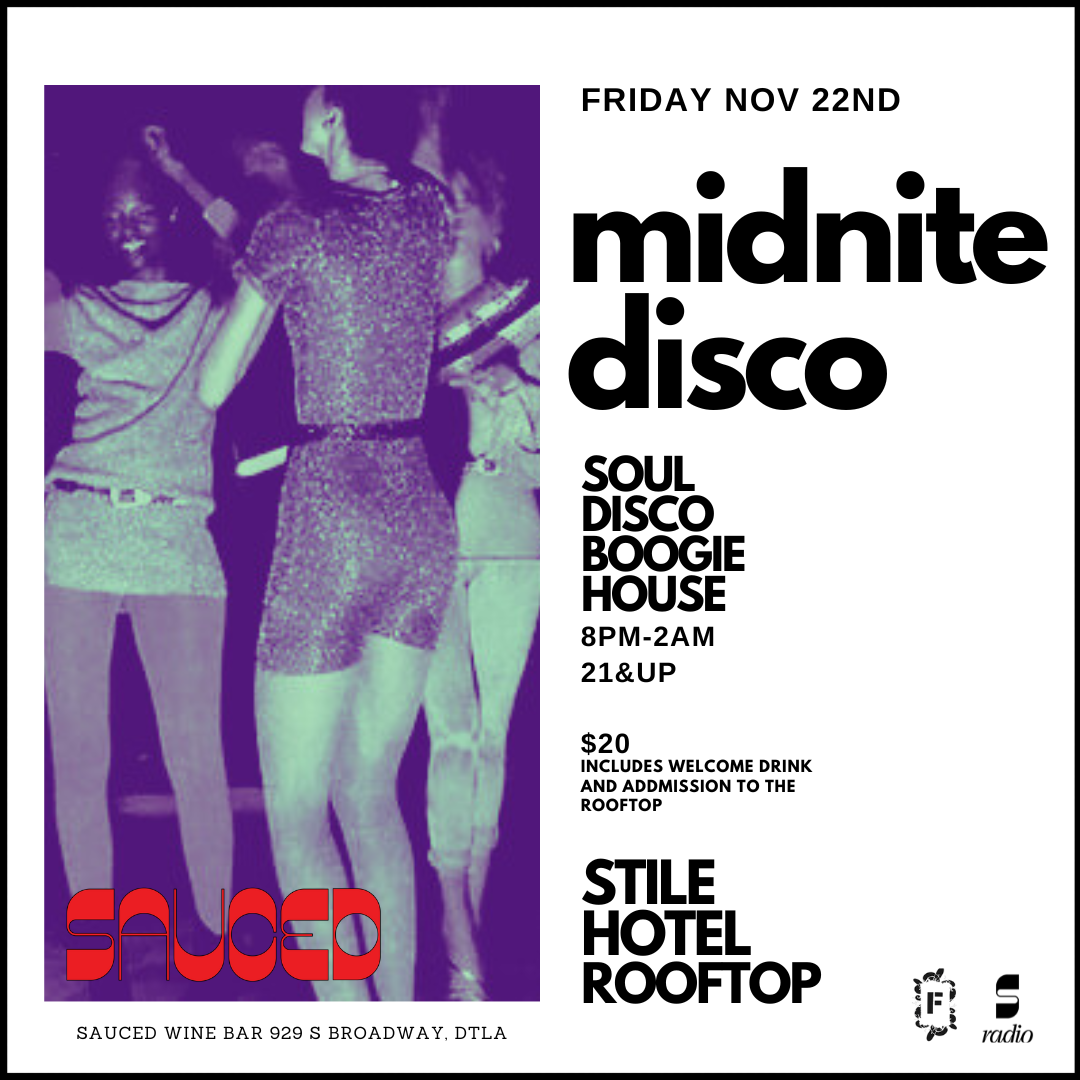 We’re excited to announce another edition of MidNite Disco at TownHouse in Venice next Saturday July